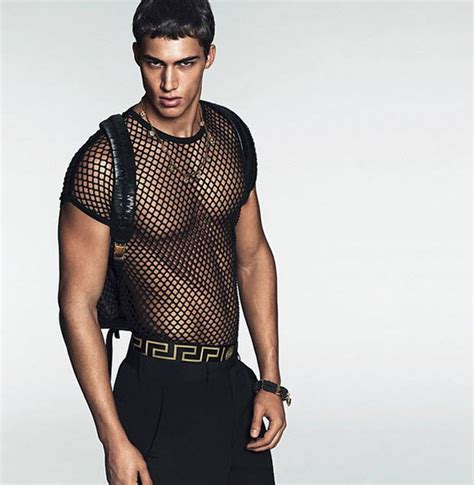 how to model for versace|Versace models men.